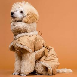 Paikka Quilted Sherpa Hundejakke Camel